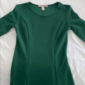 Long Sleeve Green Dress